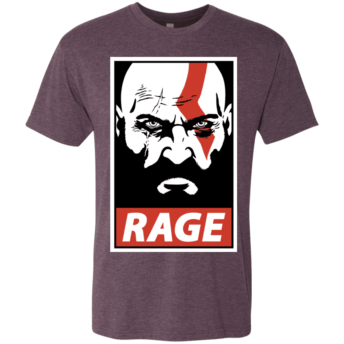 T-Shirts Vintage Purple / S Spartan Rage Men's Triblend T-Shirt