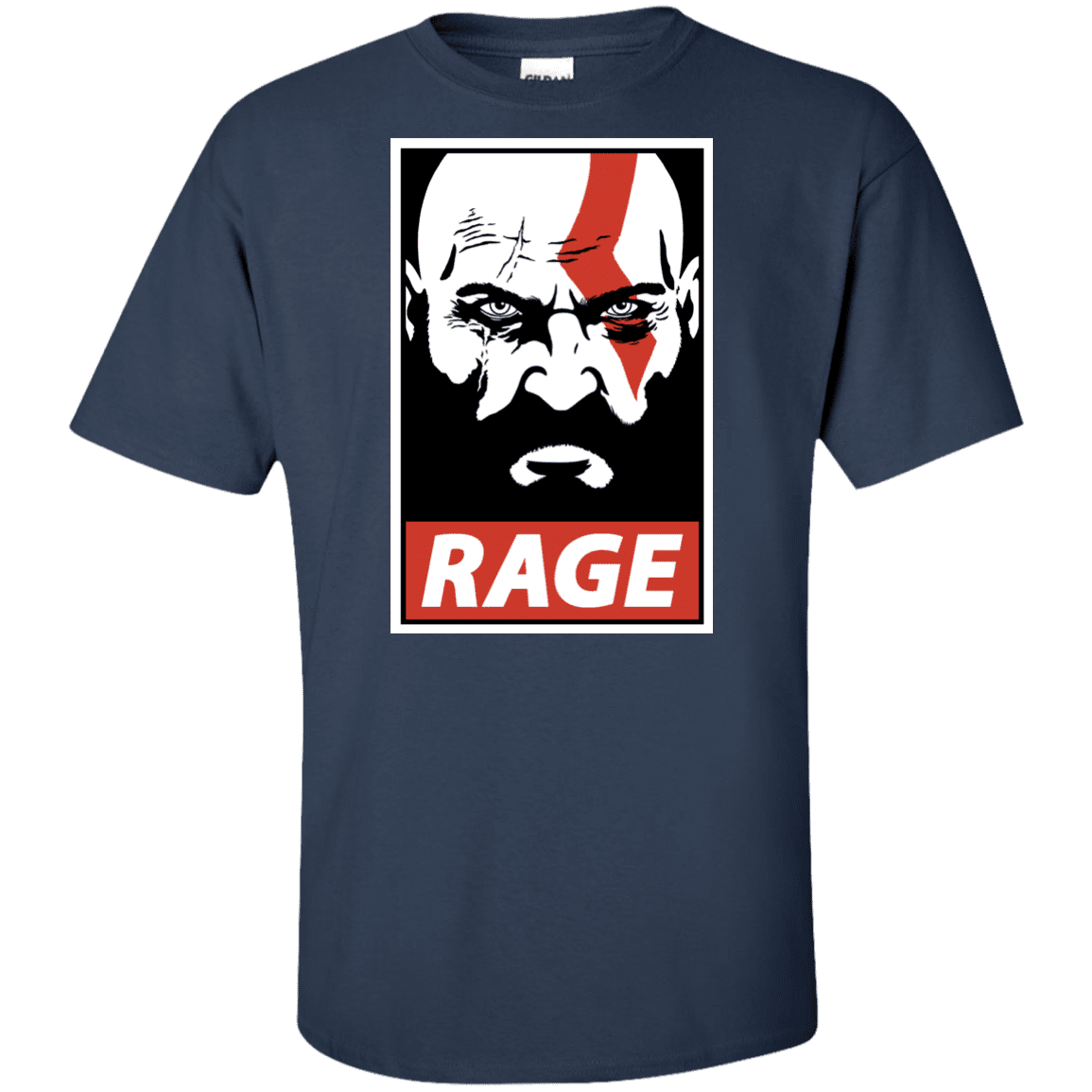 T-Shirts Navy / XLT Spartan Rage Tall T-Shirt