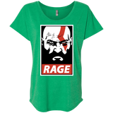 T-Shirts Envy / X-Small Spartan Rage Triblend Dolman Sleeve