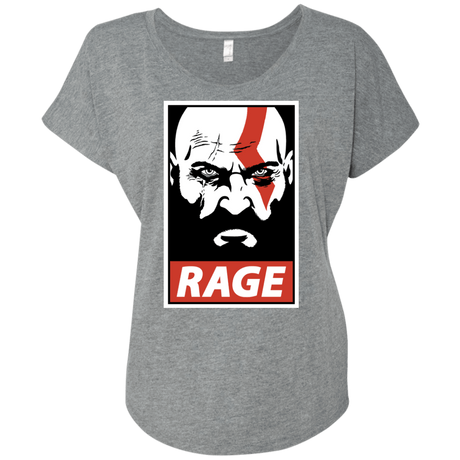 T-Shirts Premium Heather / X-Small Spartan Rage Triblend Dolman Sleeve