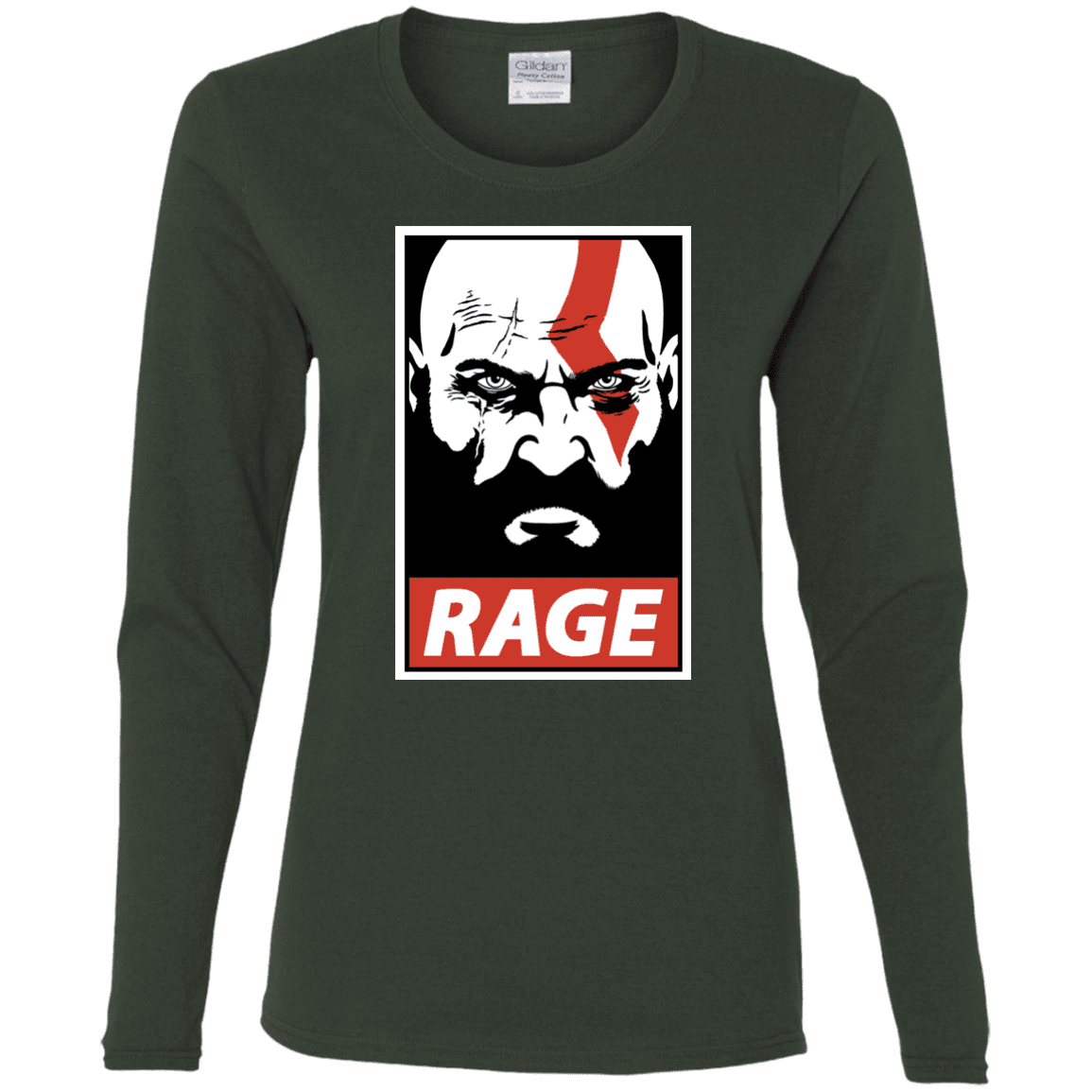 T-Shirts Forest / S Spartan Rage Women's Long Sleeve T-Shirt