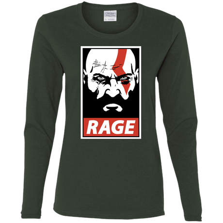 T-Shirts Forest / S Spartan Rage Women's Long Sleeve T-Shirt