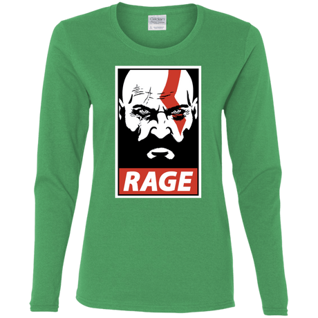 T-Shirts Irish Green / S Spartan Rage Women's Long Sleeve T-Shirt