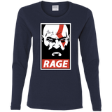 T-Shirts Navy / S Spartan Rage Women's Long Sleeve T-Shirt