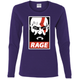 T-Shirts Purple / S Spartan Rage Women's Long Sleeve T-Shirt