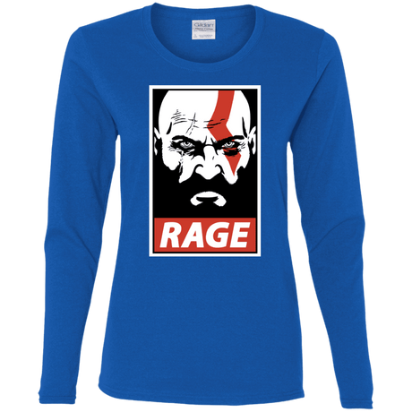 T-Shirts Royal / S Spartan Rage Women's Long Sleeve T-Shirt