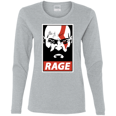 T-Shirts Sport Grey / S Spartan Rage Women's Long Sleeve T-Shirt