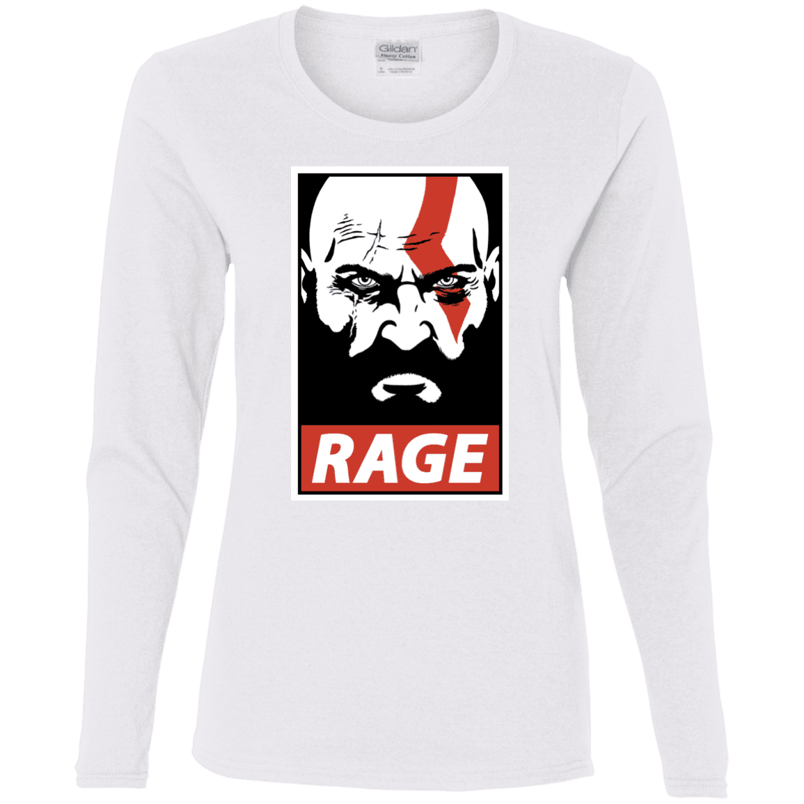 T-Shirts White / S Spartan Rage Women's Long Sleeve T-Shirt