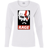 T-Shirts White / S Spartan Rage Women's Long Sleeve T-Shirt