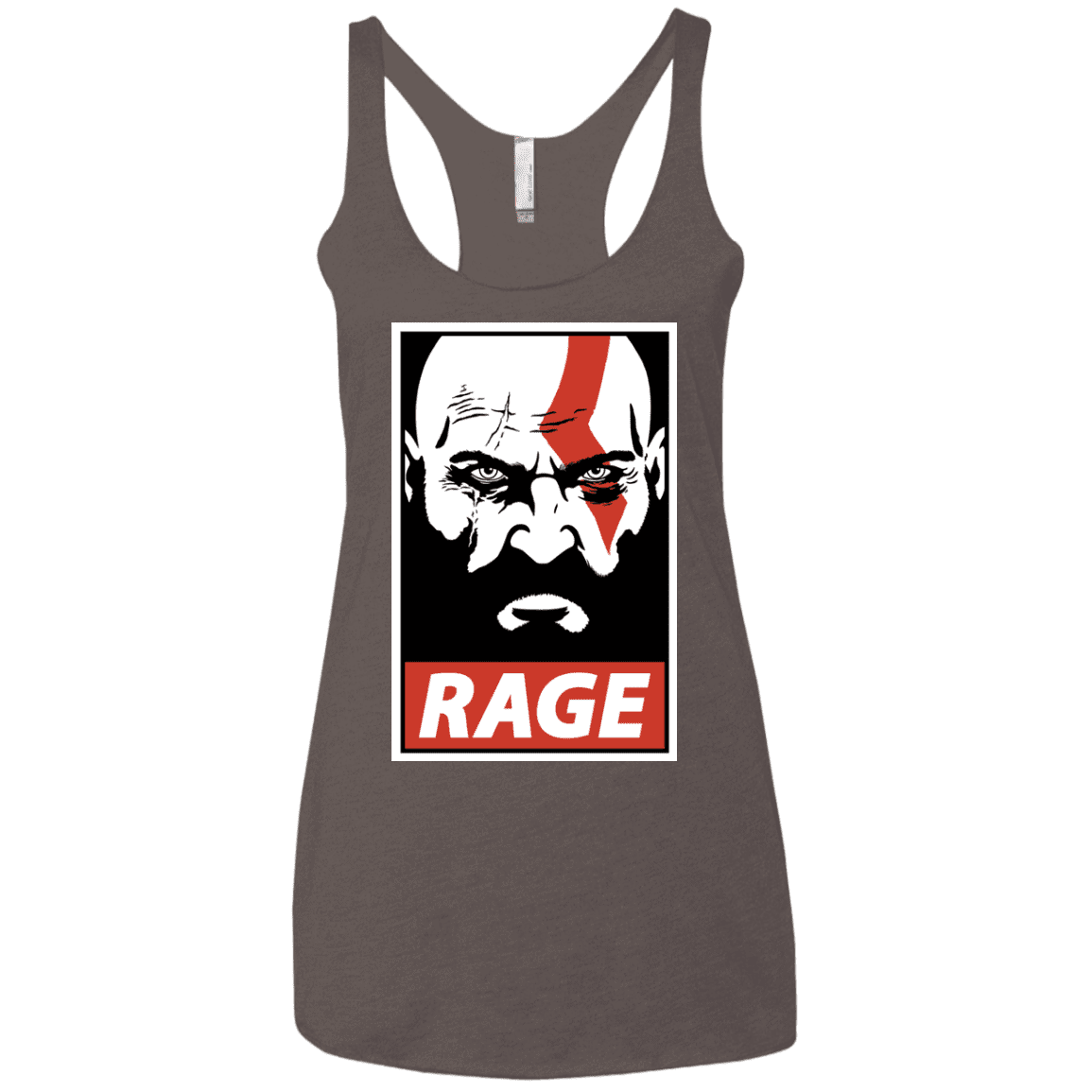 T-Shirts Macchiato / X-Small Spartan Rage Women's Triblend Racerback Tank