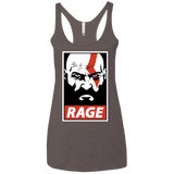 T-Shirts Macchiato / X-Small Spartan Rage Women's Triblend Racerback Tank
