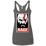 T-Shirts Premium Heather / X-Small Spartan Rage Women's Triblend Racerback Tank