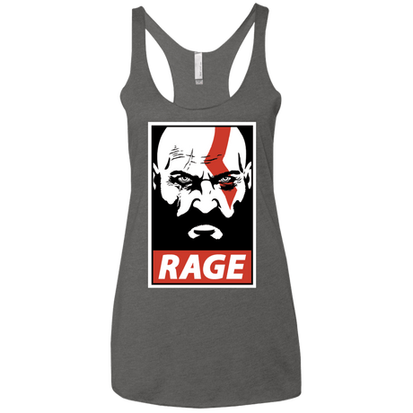 T-Shirts Premium Heather / X-Small Spartan Rage Women's Triblend Racerback Tank