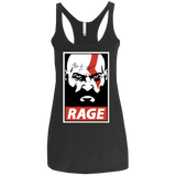 T-Shirts Vintage Black / X-Small Spartan Rage Women's Triblend Racerback Tank