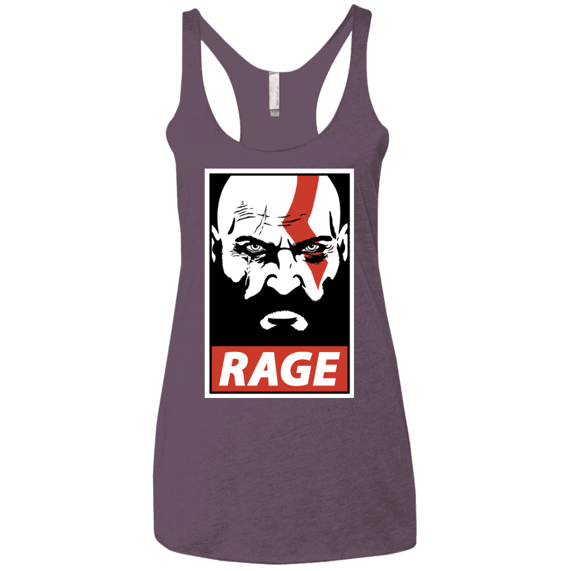 T-Shirts Vintage Purple / X-Small Spartan Rage Women's Triblend Racerback Tank