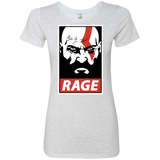 T-Shirts Heather White / S Spartan Rage Women's Triblend T-Shirt