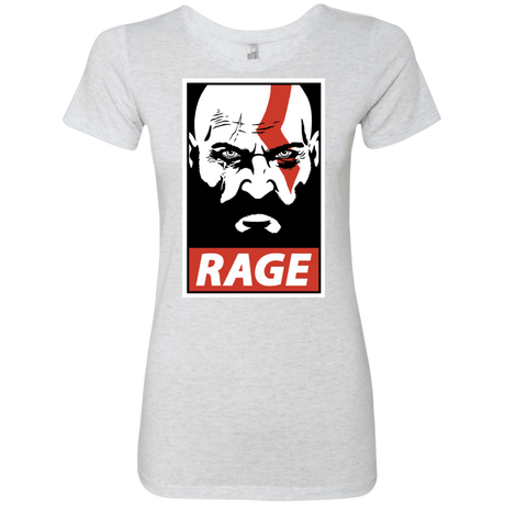 T-Shirts Heather White / S Spartan Rage Women's Triblend T-Shirt