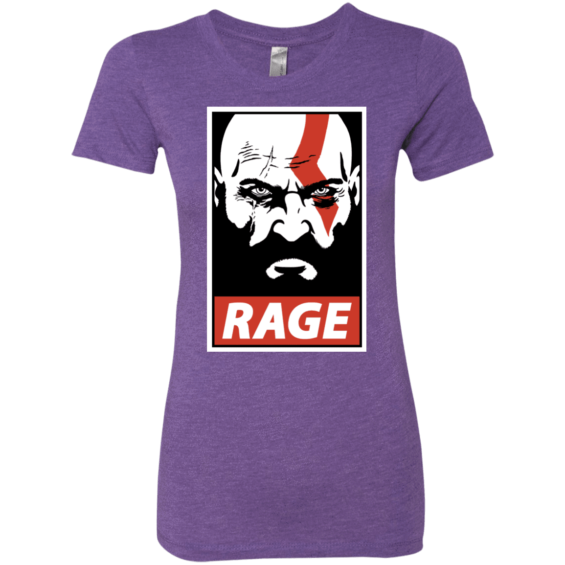 T-Shirts Purple Rush / S Spartan Rage Women's Triblend T-Shirt