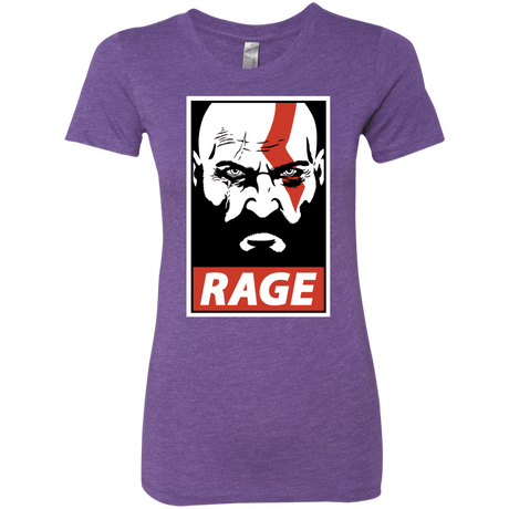 T-Shirts Purple Rush / S Spartan Rage Women's Triblend T-Shirt
