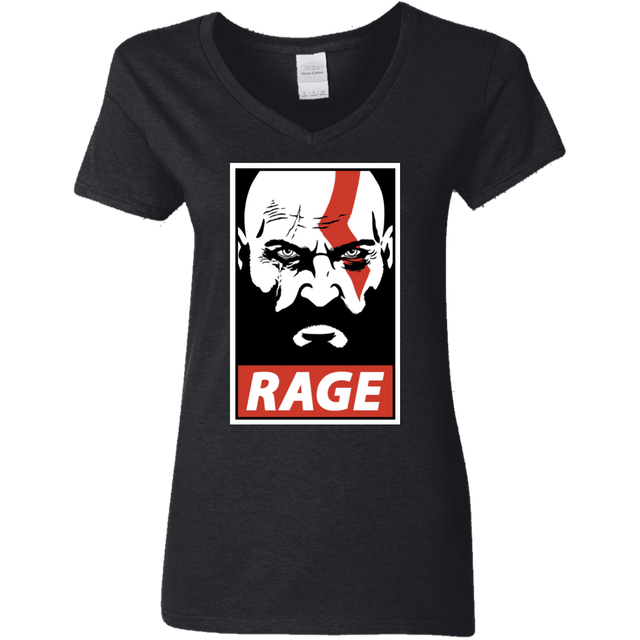 T-Shirts Black / S Spartan Rage Women's V-Neck T-Shirt
