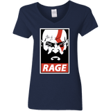 T-Shirts Navy / S Spartan Rage Women's V-Neck T-Shirt
