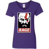 T-Shirts Purple / S Spartan Rage Women's V-Neck T-Shirt