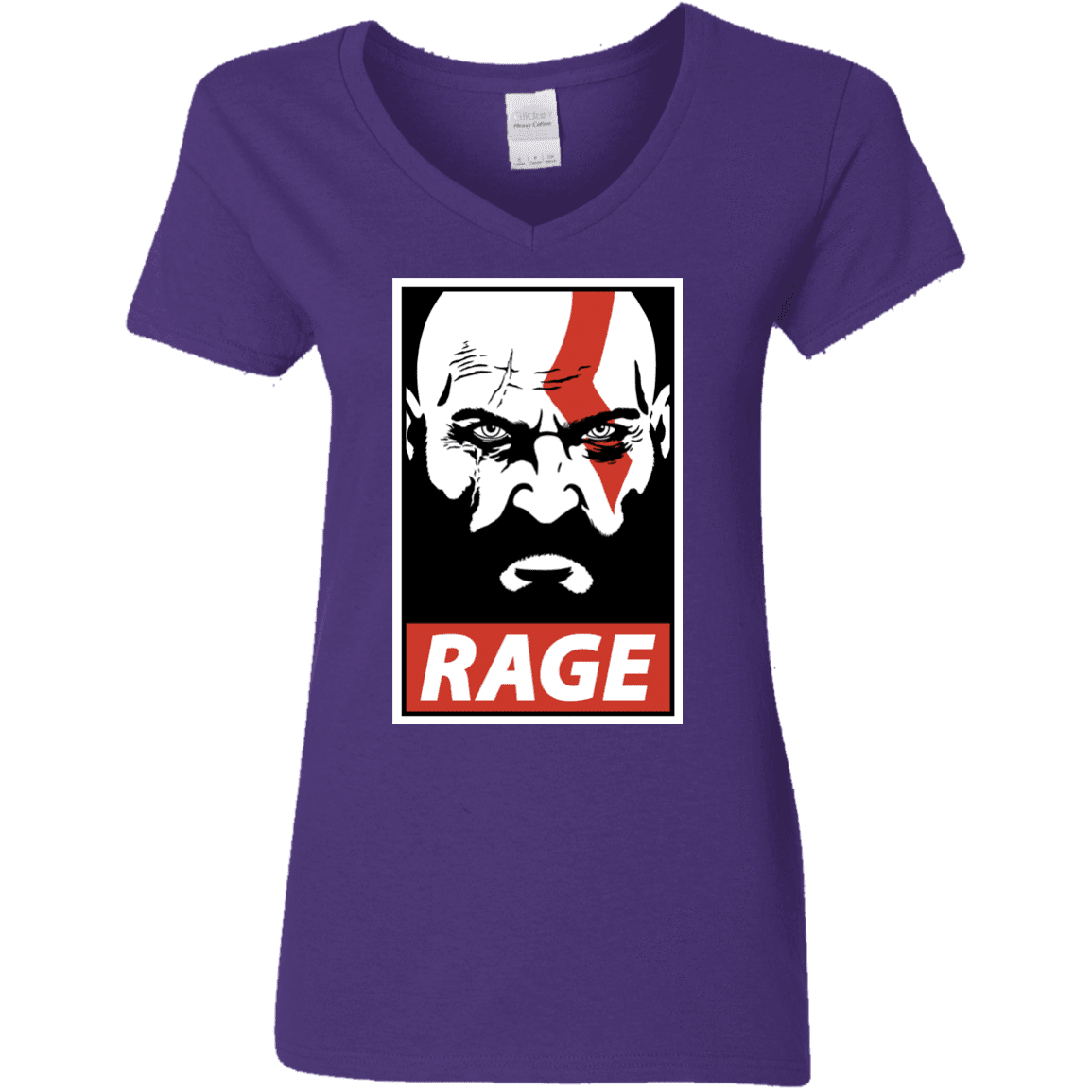 T-Shirts Purple / S Spartan Rage Women's V-Neck T-Shirt