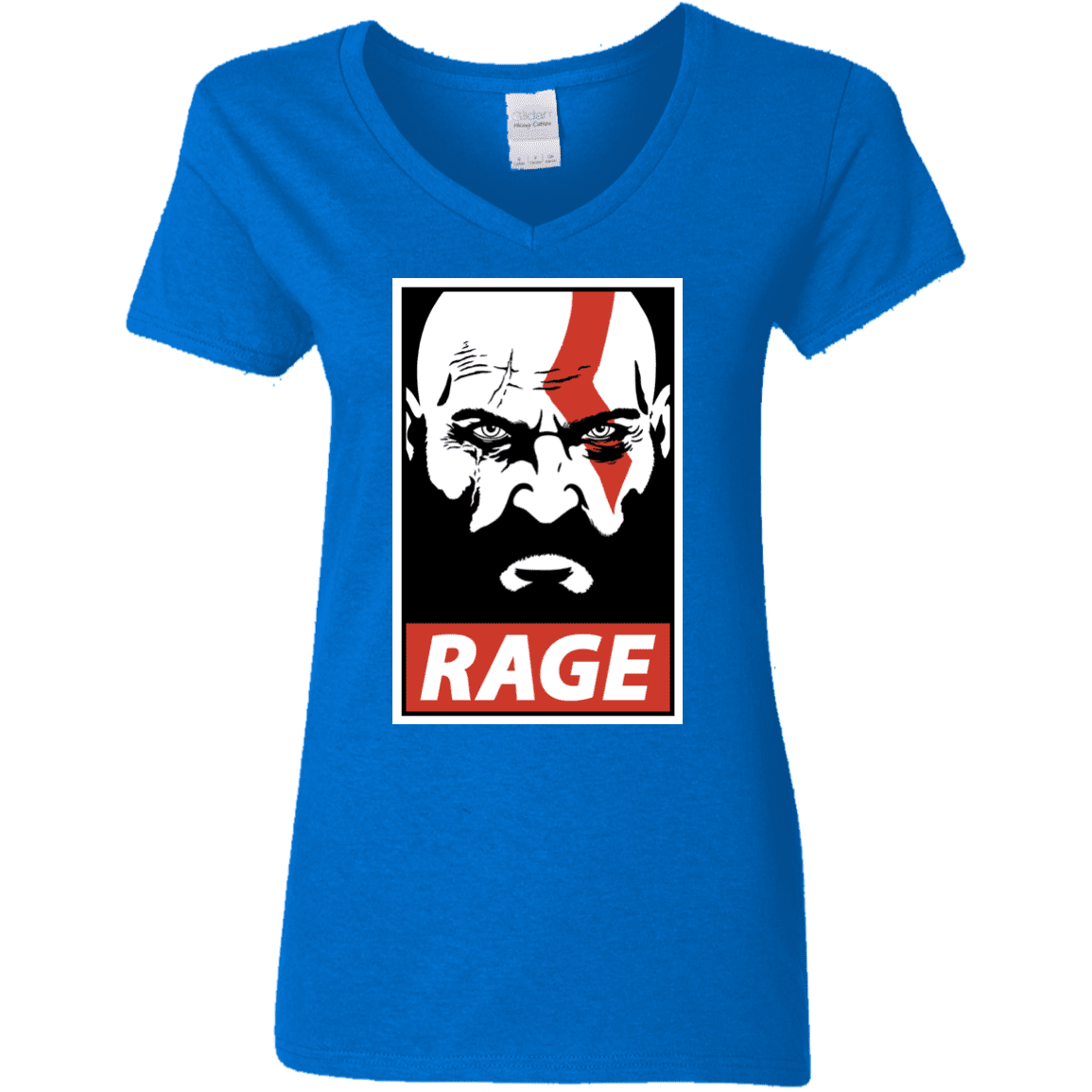 T-Shirts Royal / S Spartan Rage Women's V-Neck T-Shirt