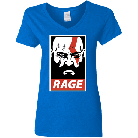 T-Shirts Royal / S Spartan Rage Women's V-Neck T-Shirt