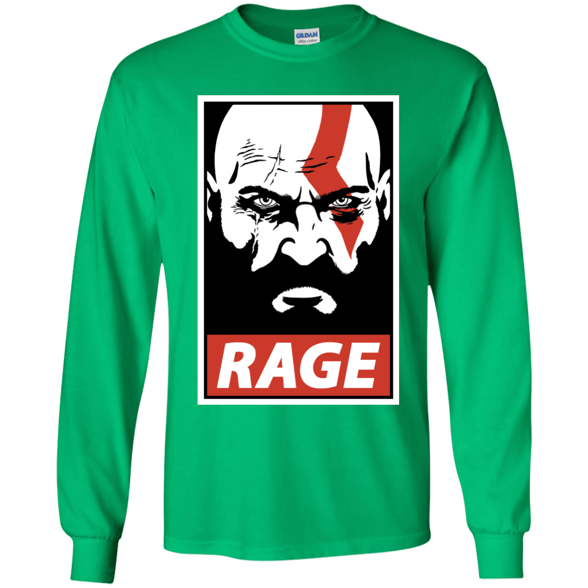T-Shirts Irish Green / YS Spartan Rage Youth Long Sleeve T-Shirt