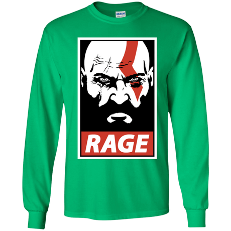 T-Shirts Irish Green / YS Spartan Rage Youth Long Sleeve T-Shirt