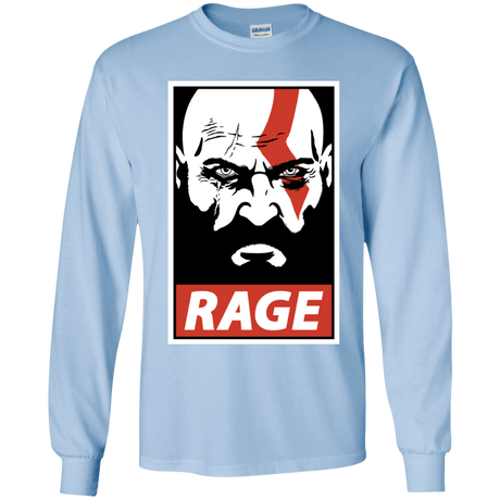 T-Shirts Light Blue / YS Spartan Rage Youth Long Sleeve T-Shirt
