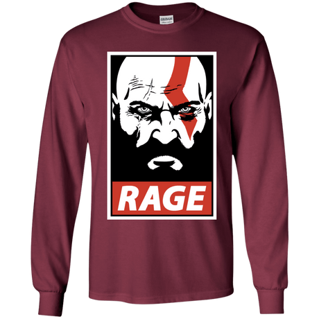 T-Shirts Maroon / YS Spartan Rage Youth Long Sleeve T-Shirt