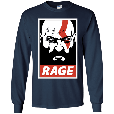 T-Shirts Navy / YS Spartan Rage Youth Long Sleeve T-Shirt