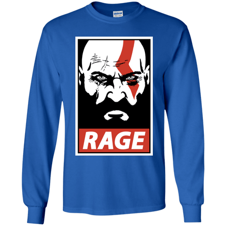 T-Shirts Royal / YS Spartan Rage Youth Long Sleeve T-Shirt