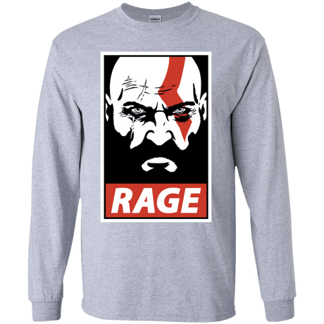 T-Shirts Sport Grey / YS Spartan Rage Youth Long Sleeve T-Shirt