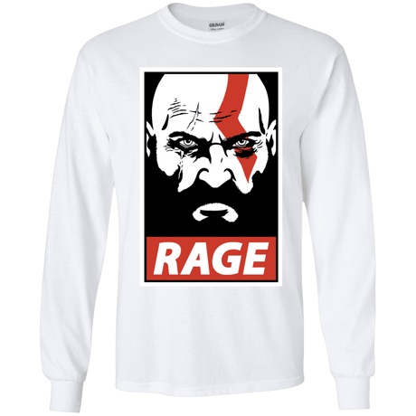 T-Shirts White / YS Spartan Rage Youth Long Sleeve T-Shirt