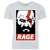 T-Shirts Heather White / YXS Spartan Rage Youth Triblend T-Shirt