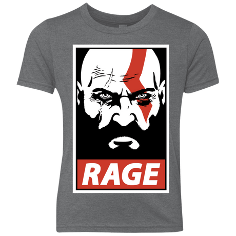 T-Shirts Premium Heather / YXS Spartan Rage Youth Triblend T-Shirt