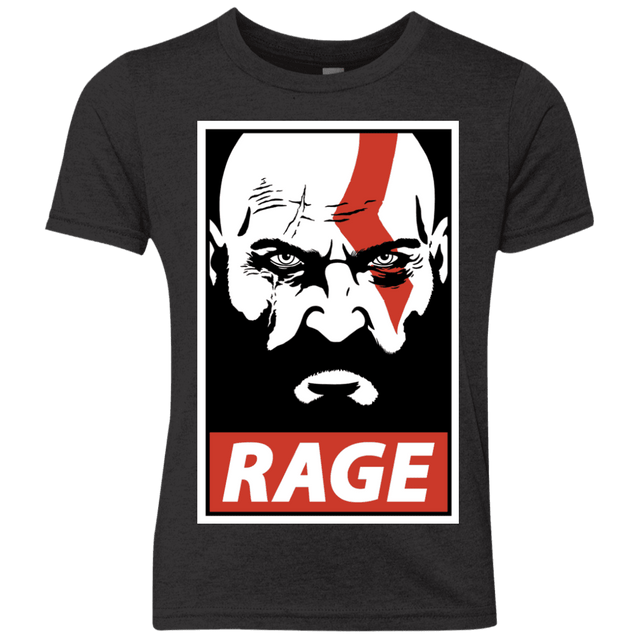 T-Shirts Vintage Black / YXS Spartan Rage Youth Triblend T-Shirt