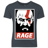 T-Shirts Vintage Navy / YXS Spartan Rage Youth Triblend T-Shirt