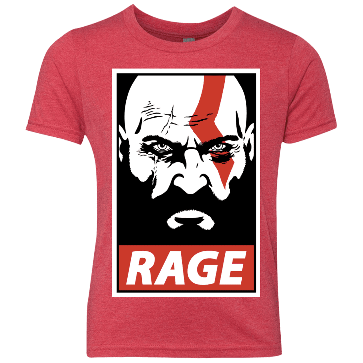 T-Shirts Vintage Red / YXS Spartan Rage Youth Triblend T-Shirt
