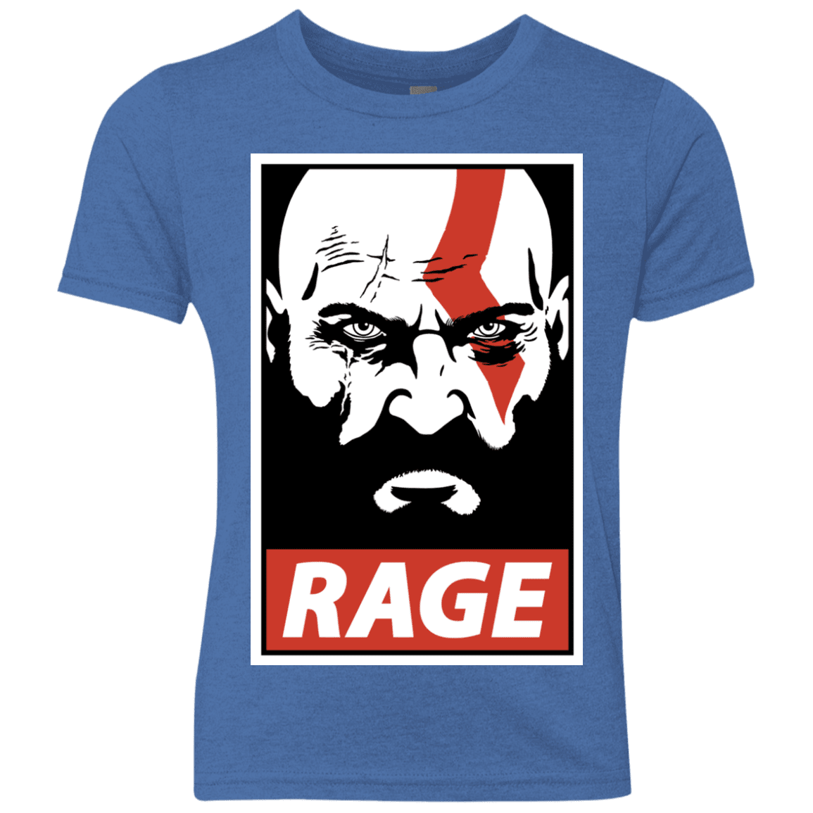 T-Shirts Vintage Royal / YXS Spartan Rage Youth Triblend T-Shirt