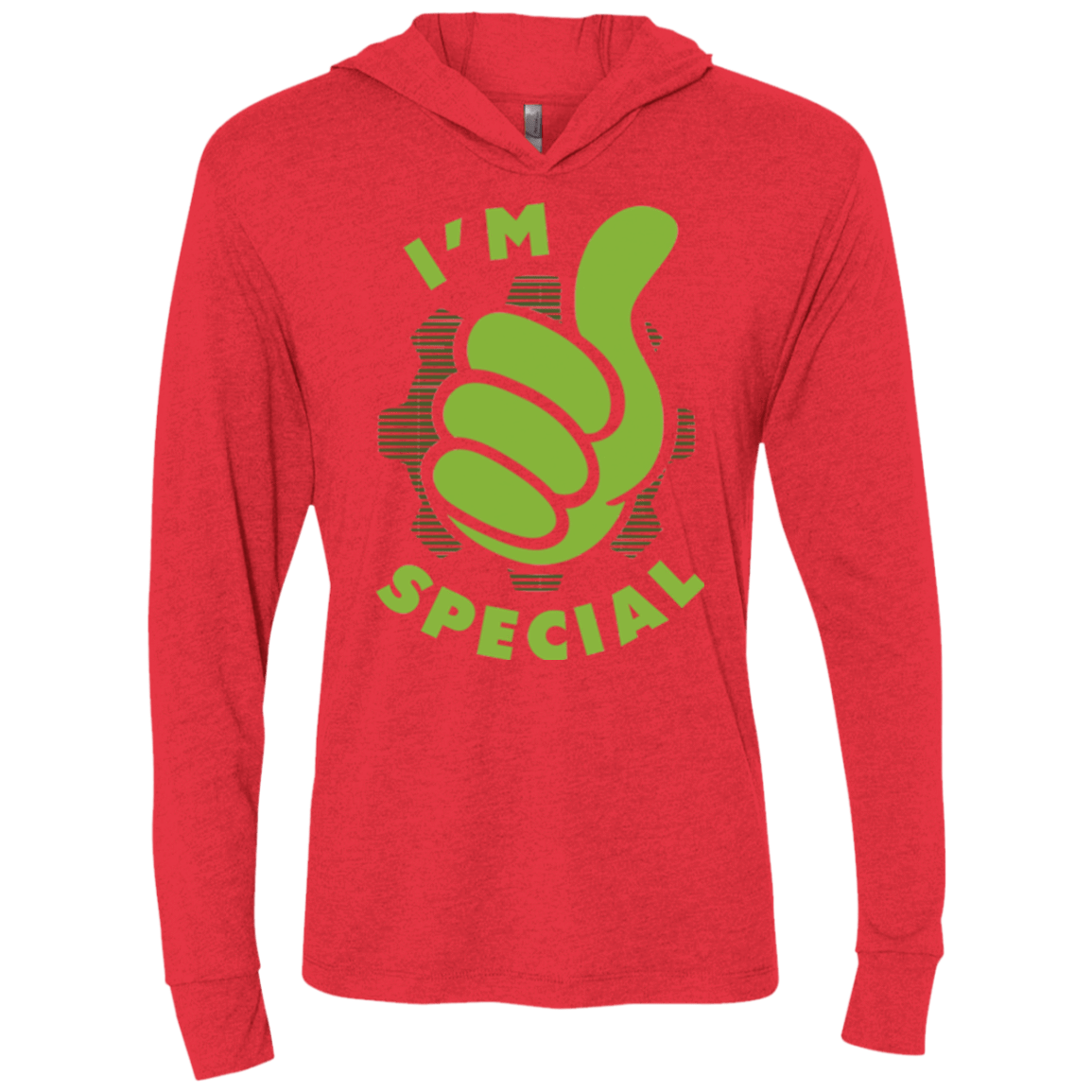 T-Shirts Vintage Red / X-Small Special Dweller Triblend Long Sleeve Hoodie Tee