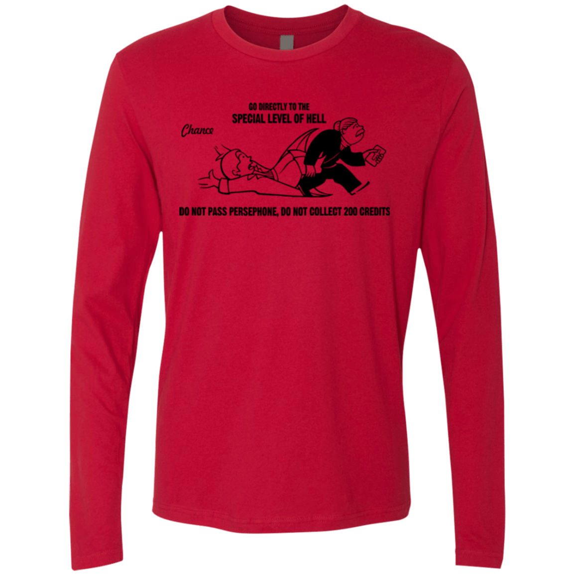 T-Shirts Red / Small Special Level of Hell Men's Premium Long Sleeve