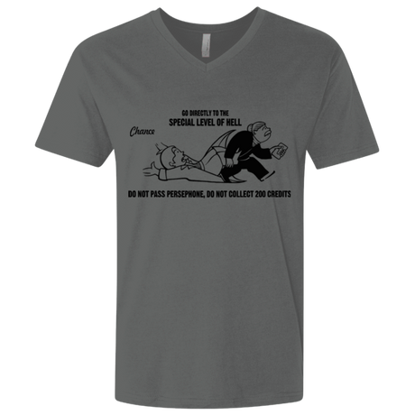 T-Shirts Heavy Metal / X-Small Special Level of Hell Men's Premium V-Neck