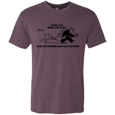 T-Shirts Vintage Purple / Small Special Level of Hell Men's Triblend T-Shirt