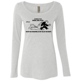 T-Shirts Heather White / Small Special Level of Hell Women's Triblend Long Sleeve Shirt