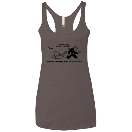 T-Shirts Macchiato / X-Small Special Level of Hell Women's Triblend Racerback Tank