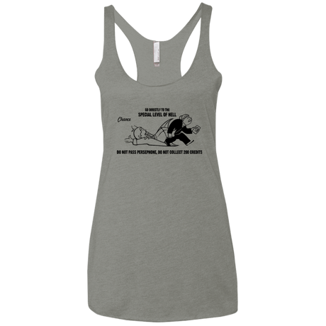 T-Shirts Venetian Grey / X-Small Special Level of Hell Women's Triblend Racerback Tank